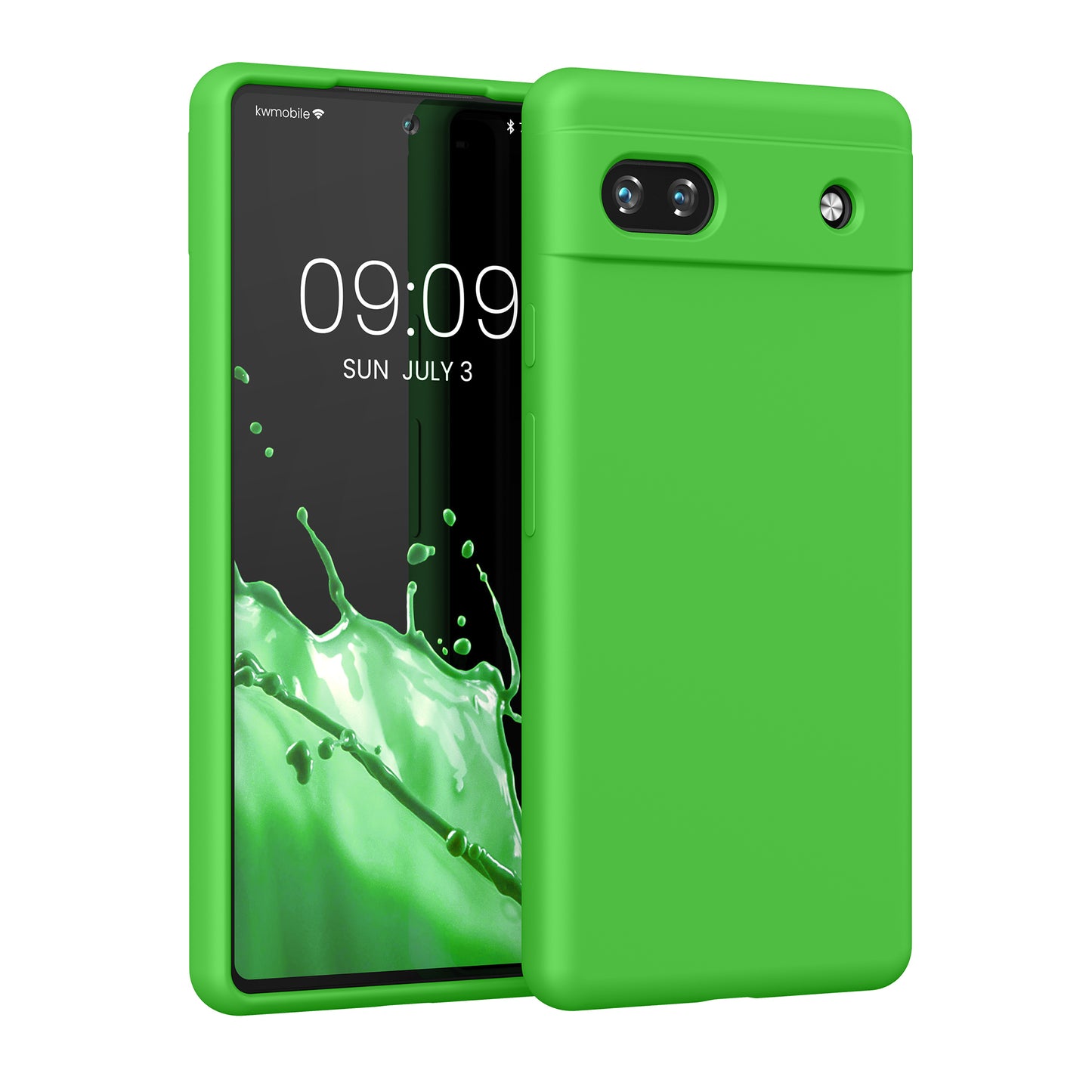 kwmobile Handyhülle für Google Pixel 6a - Hülle Silikon - kabelloses Laden