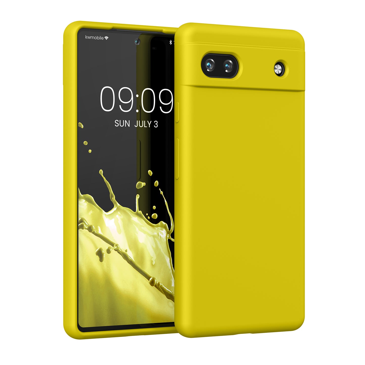 kwmobile Handyhülle für Google Pixel 6a - Hülle Silikon - kabelloses Laden