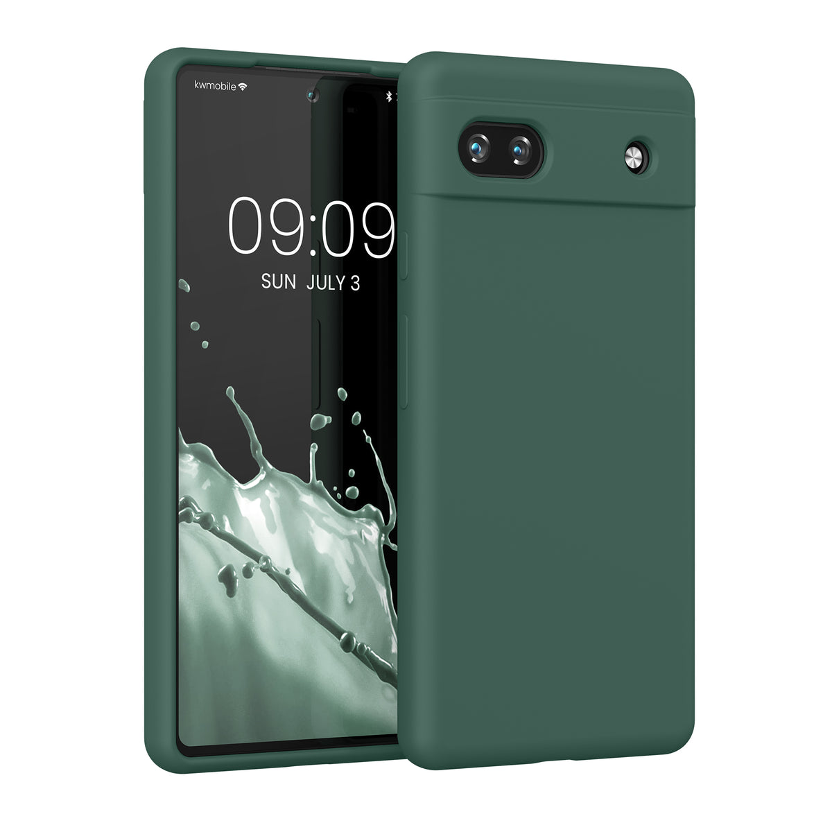 kwmobile Handyhülle für Google Pixel 6a - Hülle Silikon - kabelloses Laden
