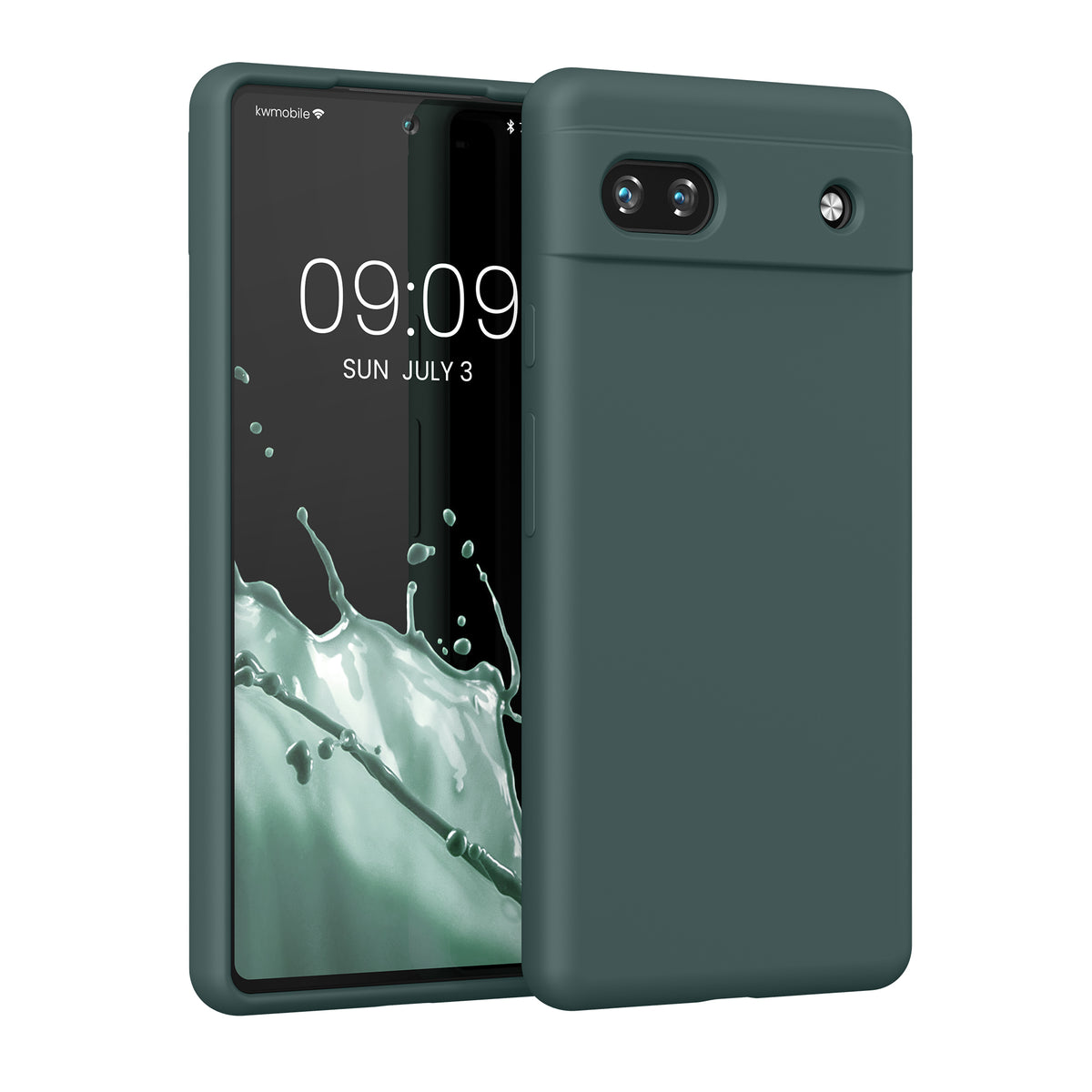 kwmobile Handyhülle für Google Pixel 6a - Hülle Silikon - kabelloses Laden