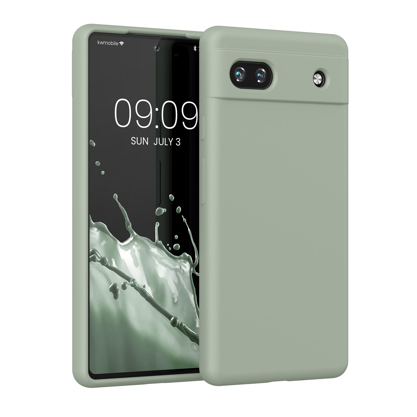 kwmobile Handyhülle für Google Pixel 6a - Hülle Silikon - kabelloses Laden