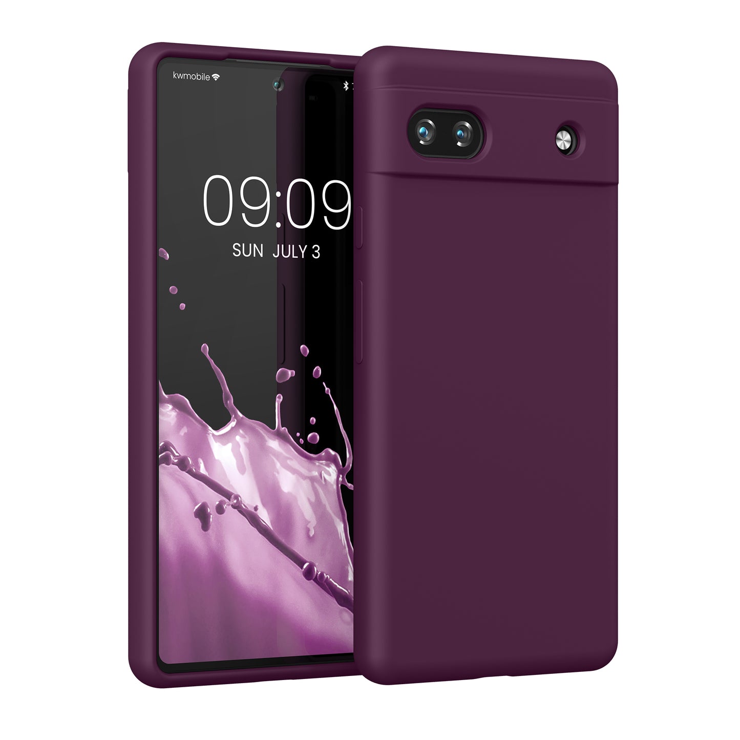 kwmobile Handyhülle für Google Pixel 6a - Hülle Silikon - kabelloses Laden