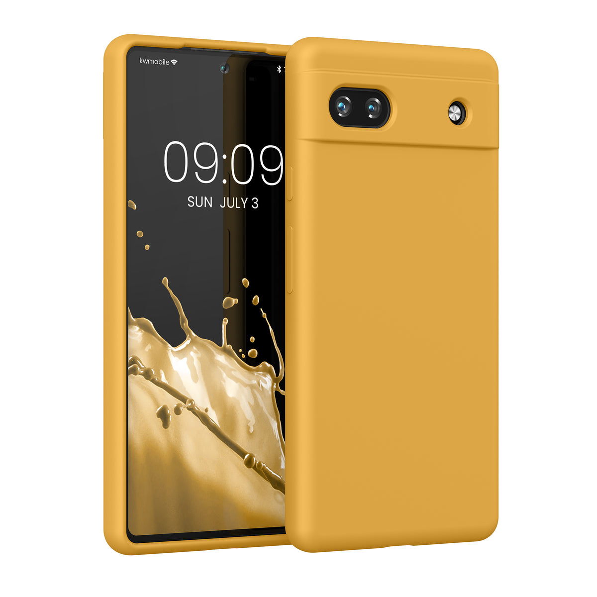kwmobile Handyhülle für Google Pixel 6a - Hülle Silikon - kabelloses Laden