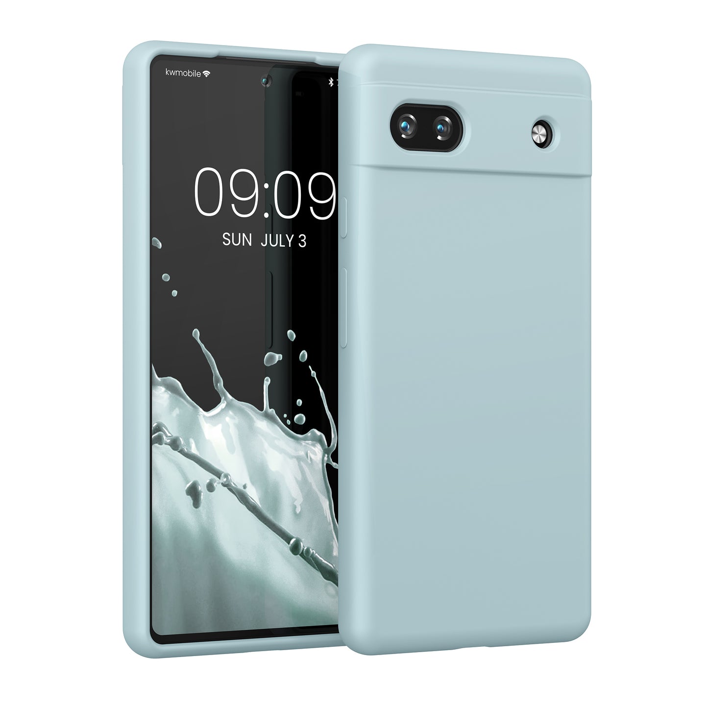 kwmobile Handyhülle für Google Pixel 6a - Hülle Silikon - kabelloses Laden
