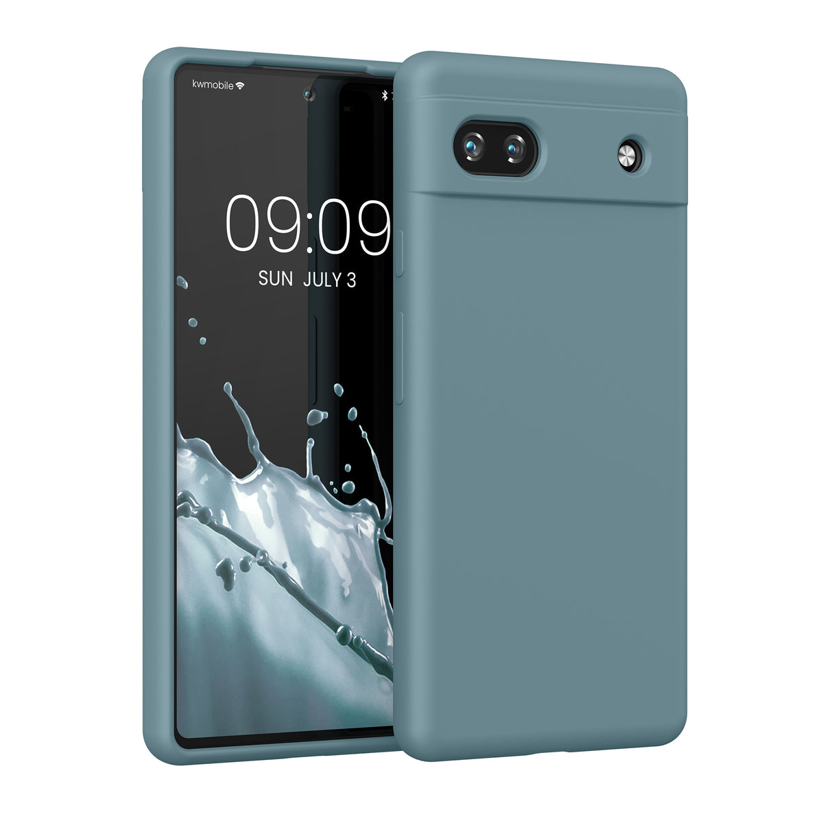 kwmobile Handyhülle für Google Pixel 6a - Hülle Silikon - kabelloses Laden