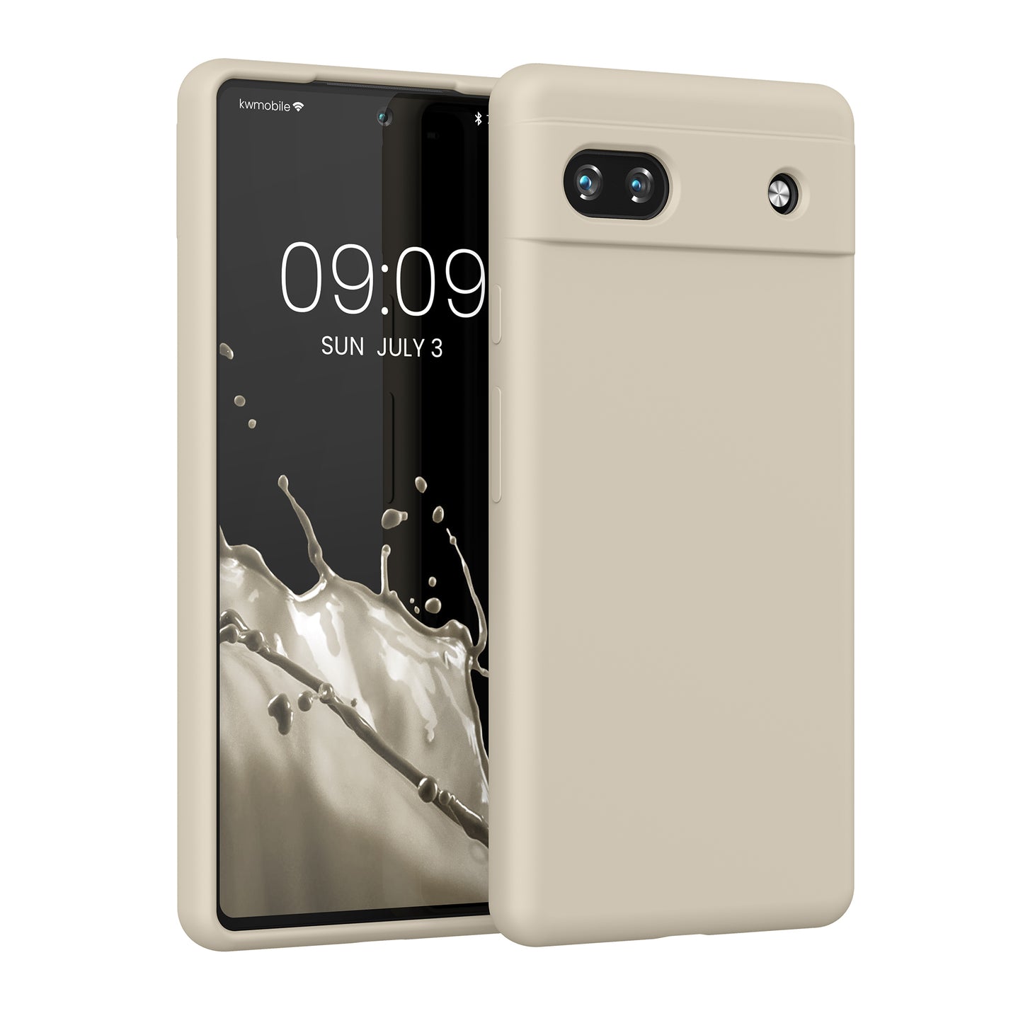 kwmobile Handyhülle für Google Pixel 6a - Hülle Silikon - kabelloses Laden