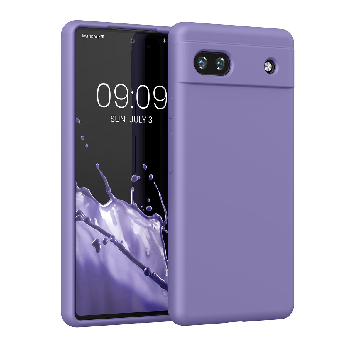 kwmobile Handyhülle für Google Pixel 6a - Hülle Silikon - kabelloses Laden