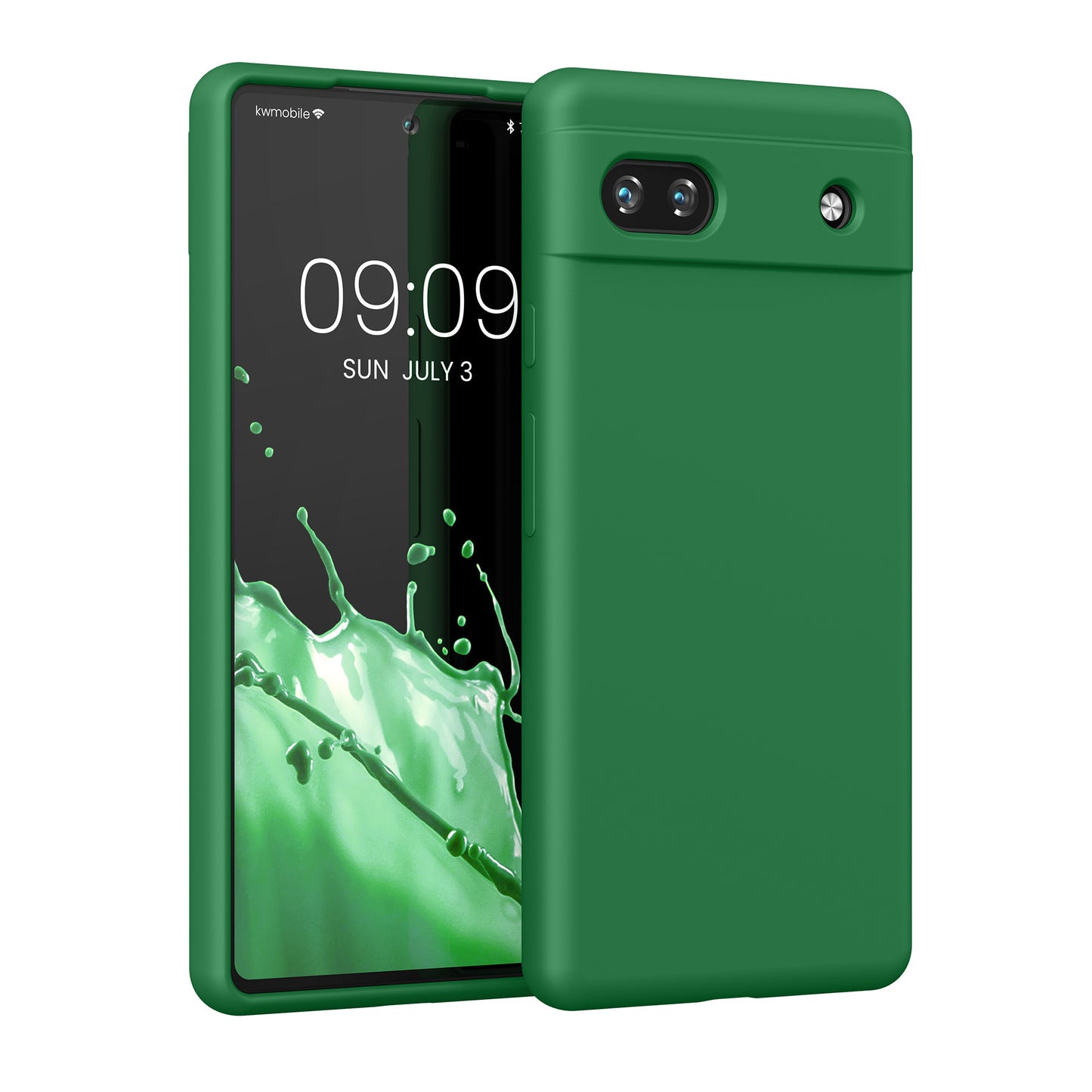 kwmobile Handyhülle für Google Pixel 6a - Hülle Silikon - kabelloses Laden