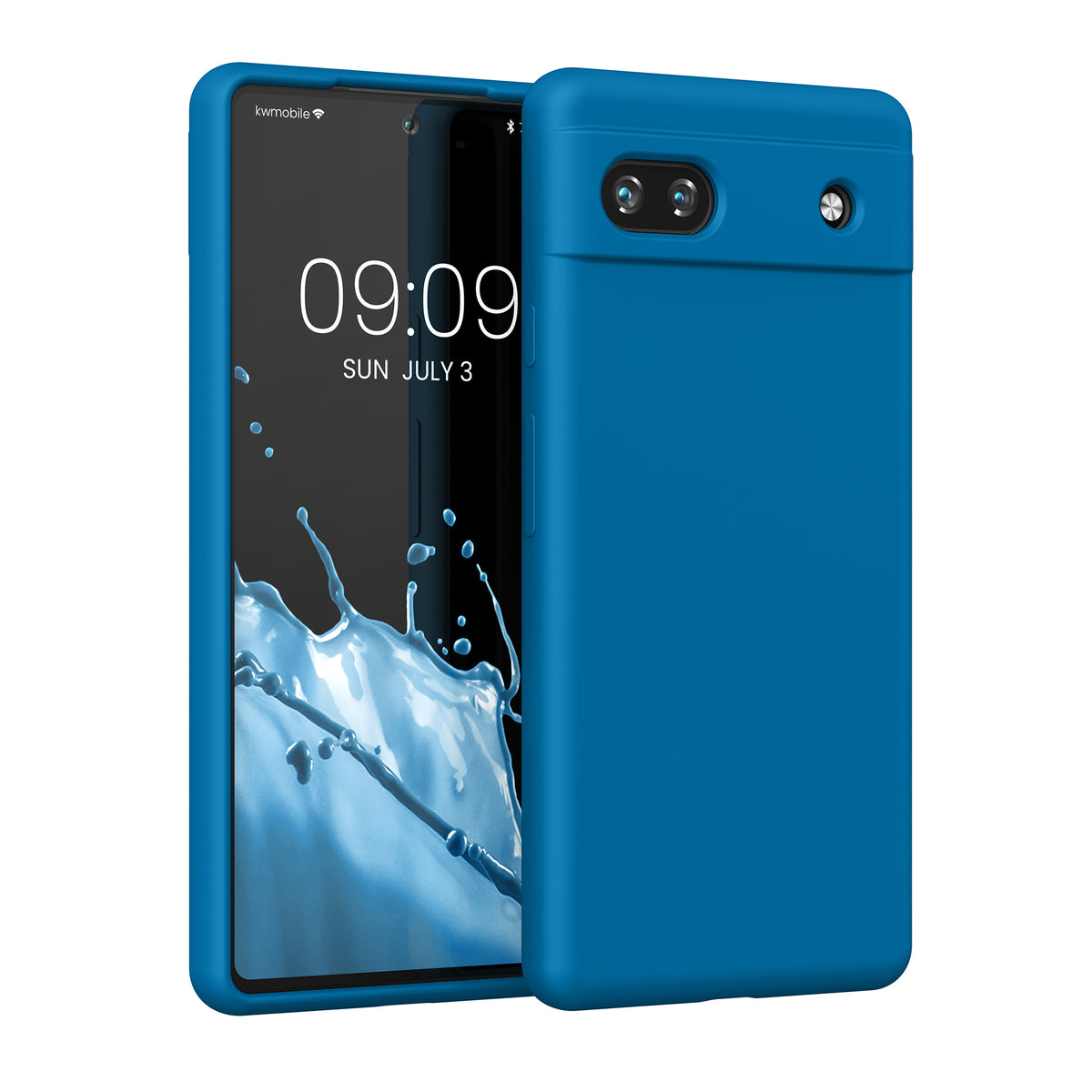 kwmobile Handyhülle für Google Pixel 6a - Hülle Silikon - kabelloses Laden