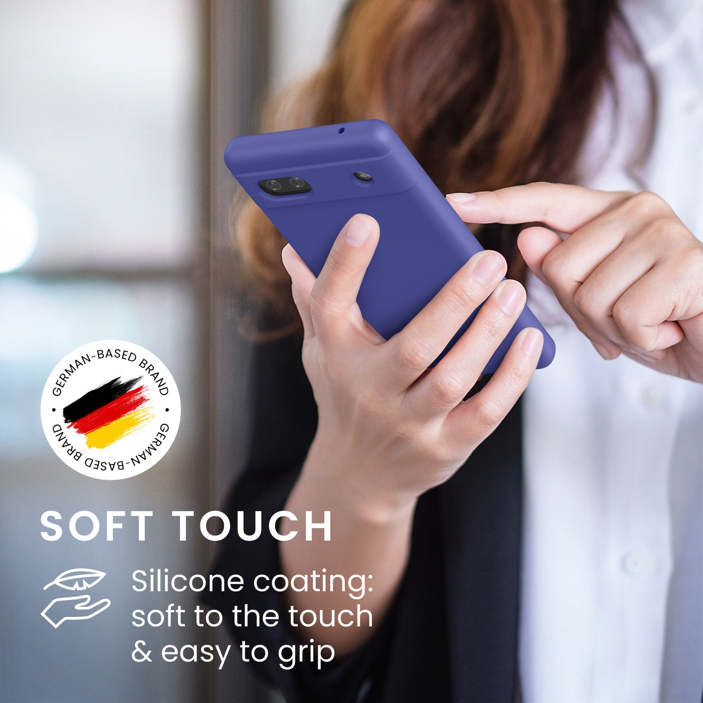 kwmobile Handyhülle für Google Pixel 6a - Hülle Silikon - kabelloses Laden