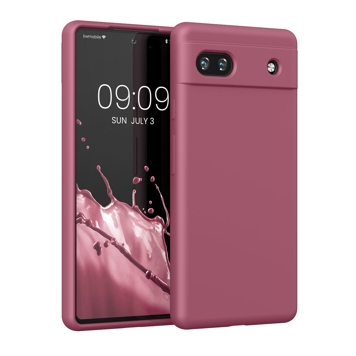 kwmobile Handyhülle für Google Pixel 6a - Hülle Silikon - kabelloses Laden