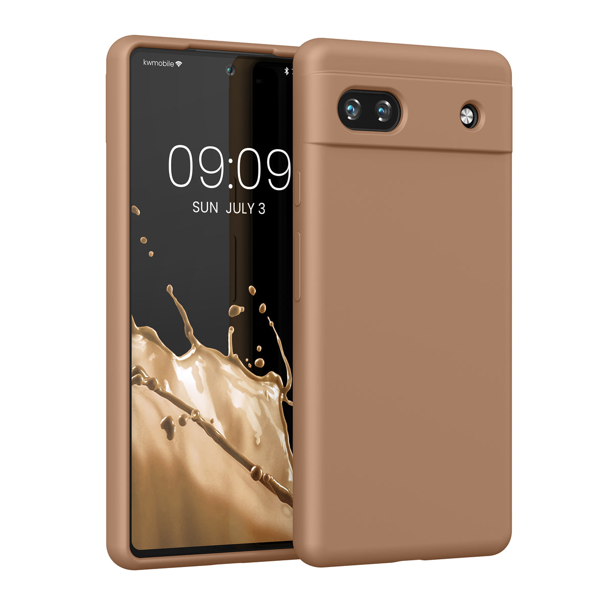 kwmobile Handyhülle für Google Pixel 6a - Hülle Silikon - kabelloses Laden