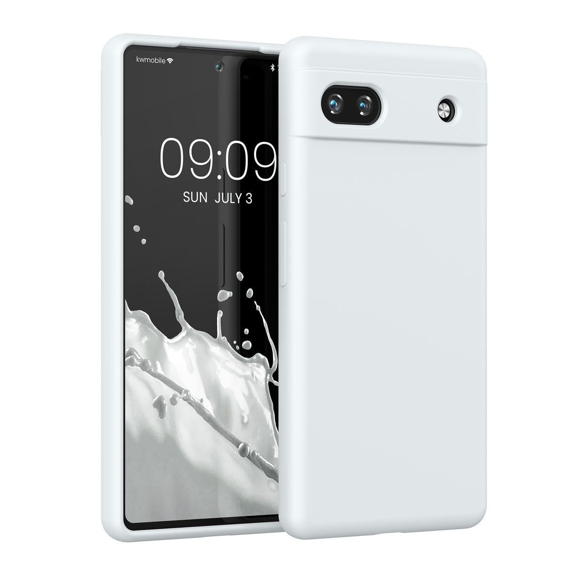 kwmobile Handyhülle für Google Pixel 6a - Hülle Silikon - kabelloses Laden