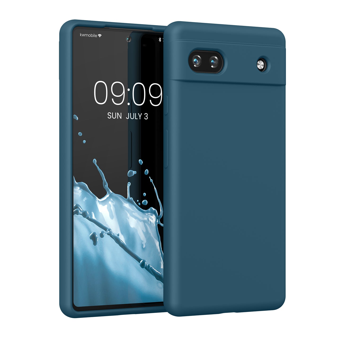 kwmobile Handyhülle für Google Pixel 6a - Hülle Silikon - kabelloses Laden