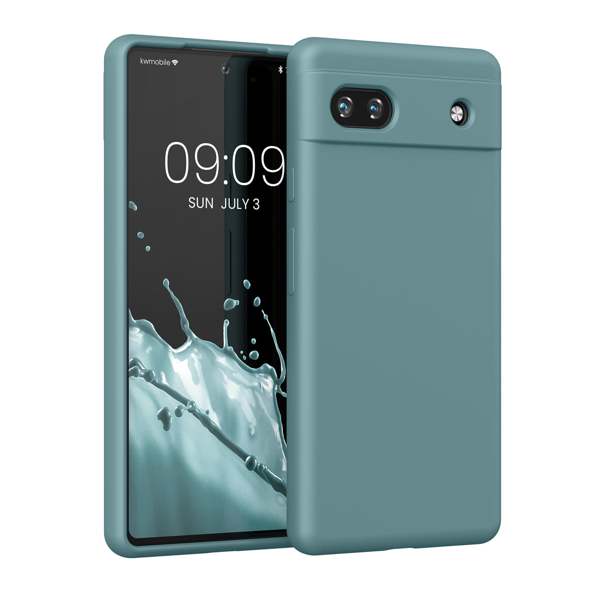 kwmobile Handyhülle für Google Pixel 6a - Hülle Silikon - kabelloses Laden
