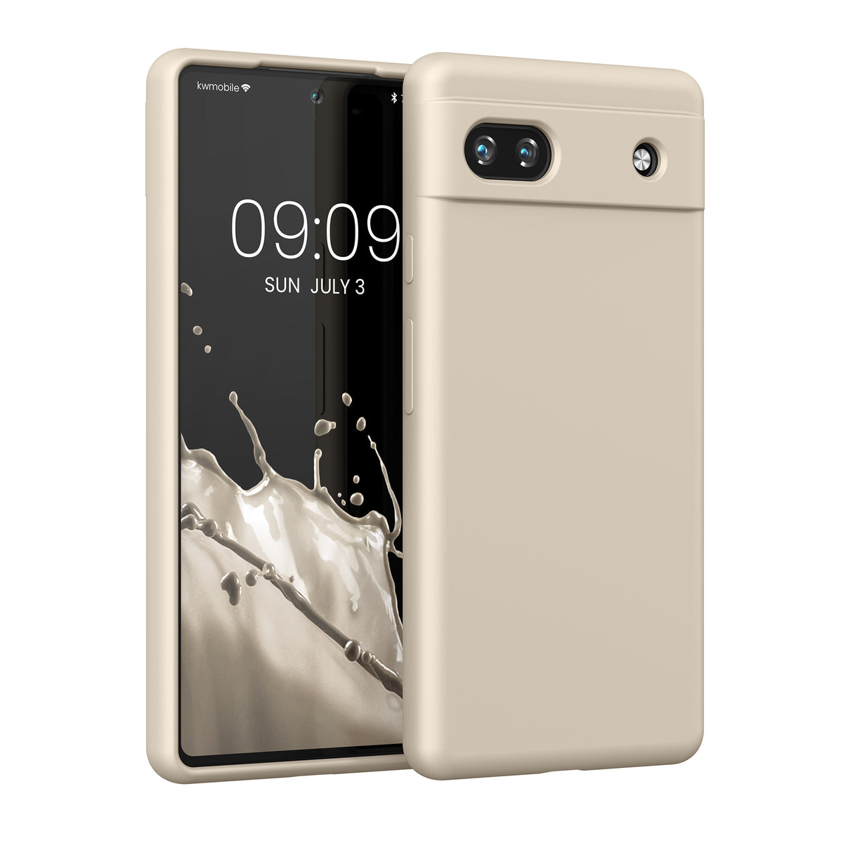 kwmobile Handyhülle für Google Pixel 6a - Hülle Silikon - kabelloses Laden