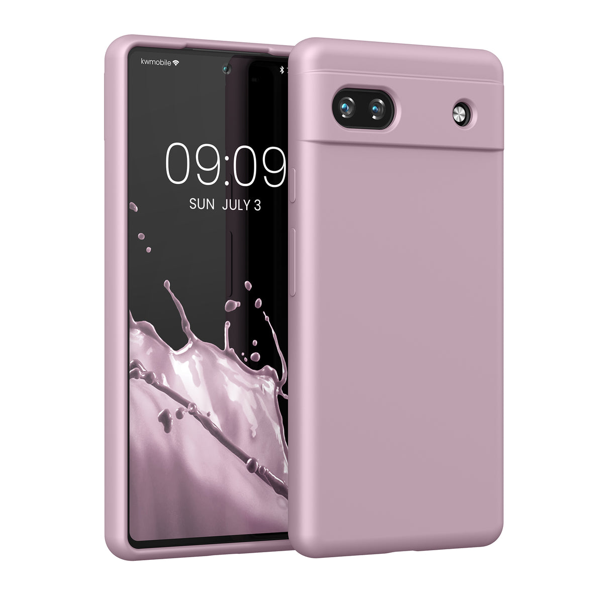 kwmobile Handyhülle für Google Pixel 6a - Hülle Silikon - kabelloses Laden