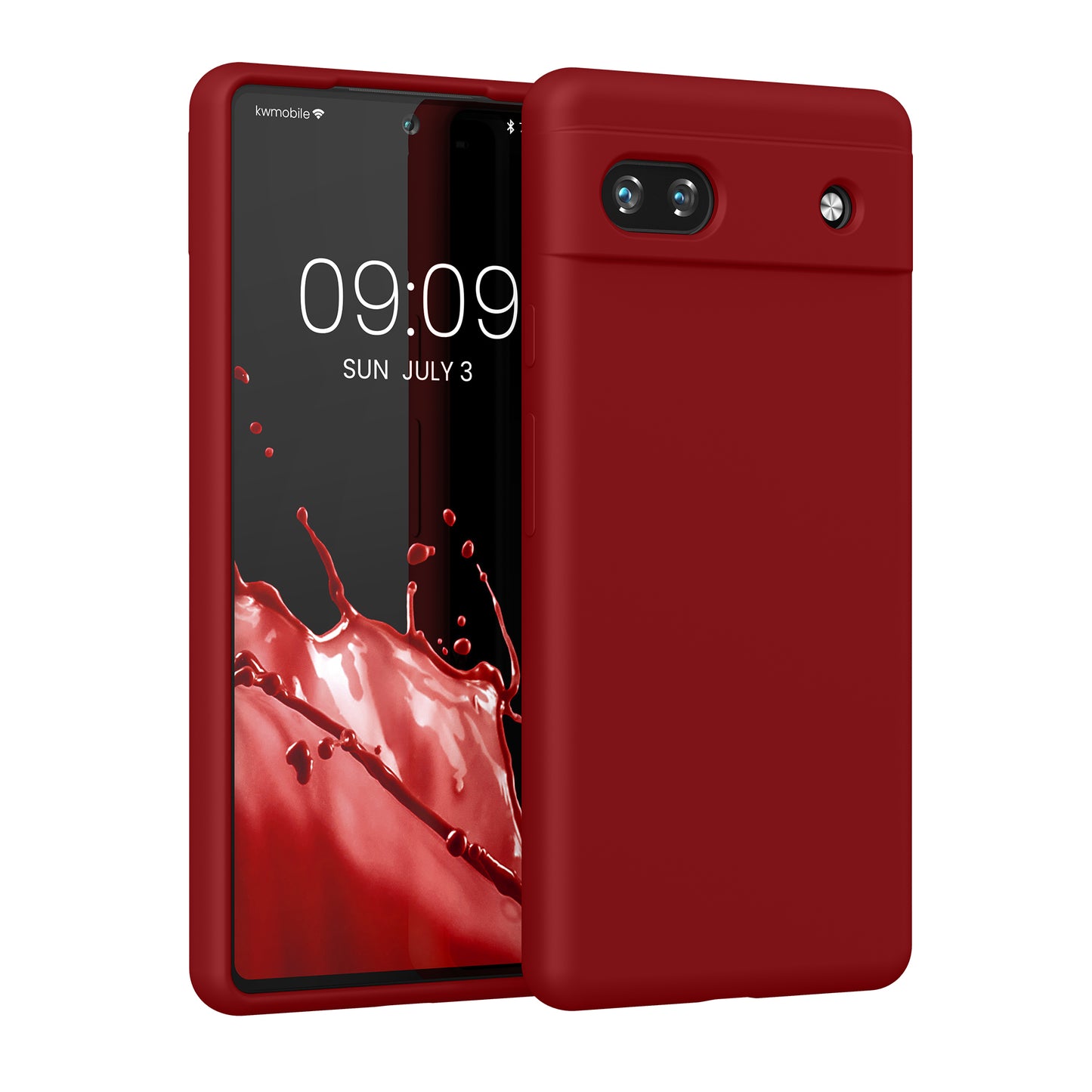 kwmobile Handyhülle für Google Pixel 6a - Hülle Silikon - kabelloses Laden