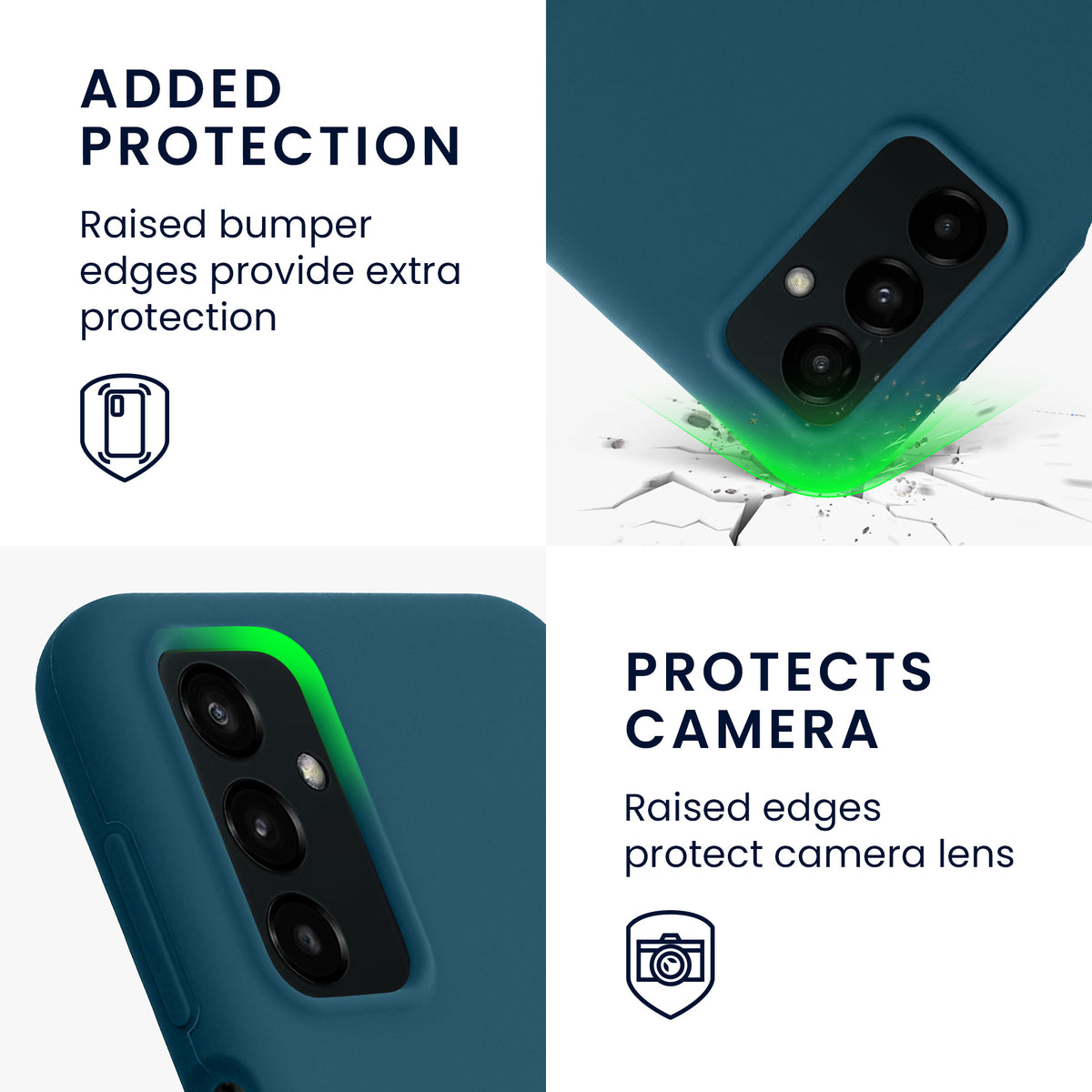 Gummierte Silikon Handyhülle für Samsung Galaxy M23 5G