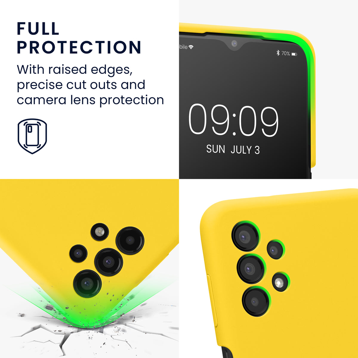 Samsung Galaxy A13 4G gummierte Handyhülle