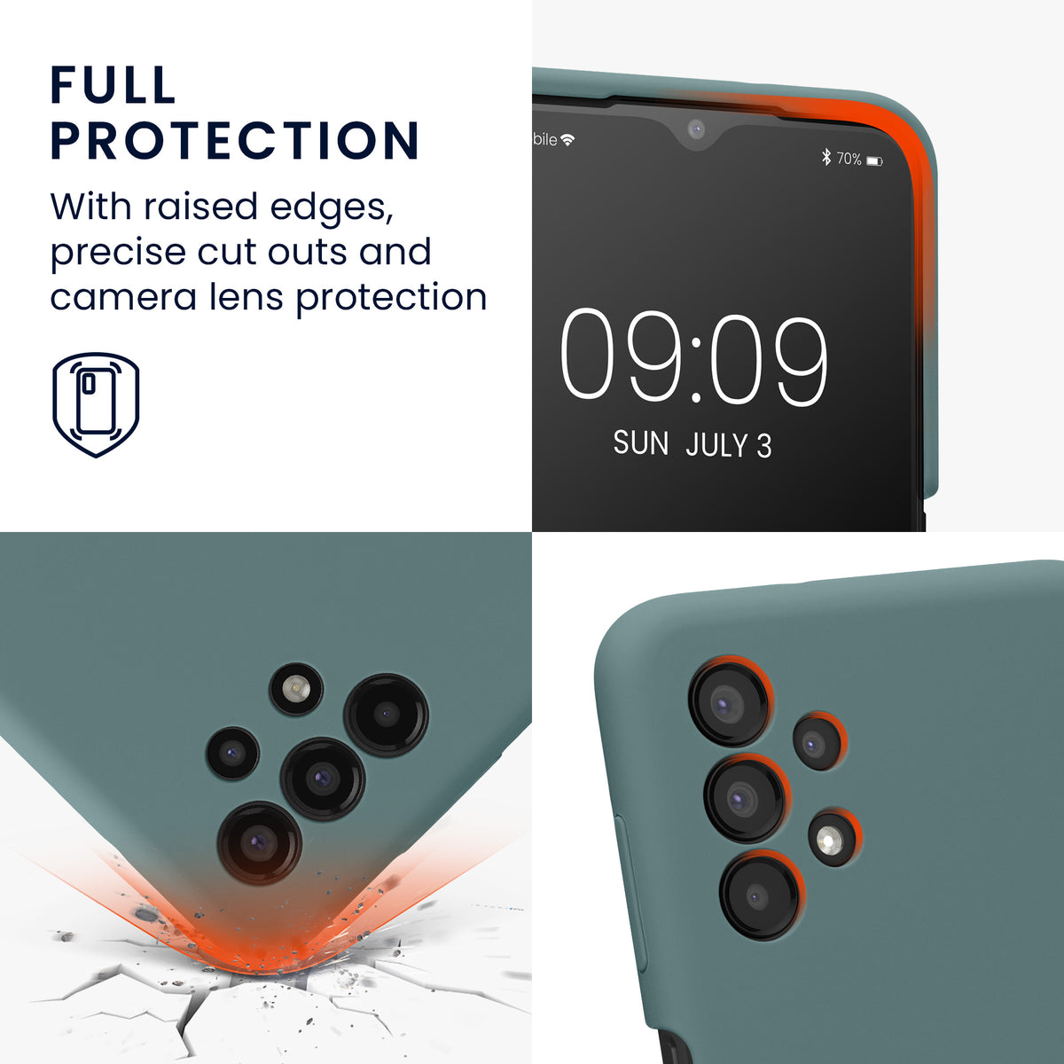 Samsung Galaxy A13 4G gummierte Handyhülle