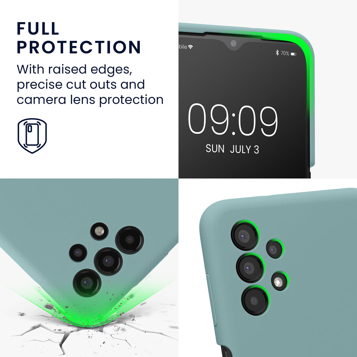 Samsung Galaxy A13 4G gummierte Handyhülle