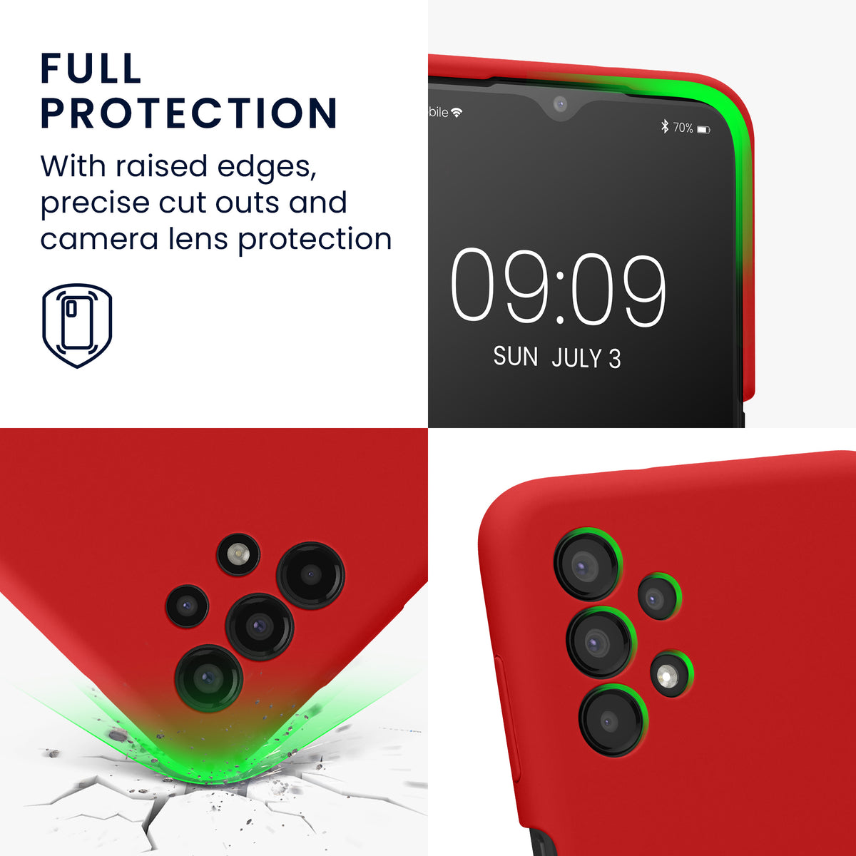 Samsung Galaxy A13 4G gummierte Handyhülle