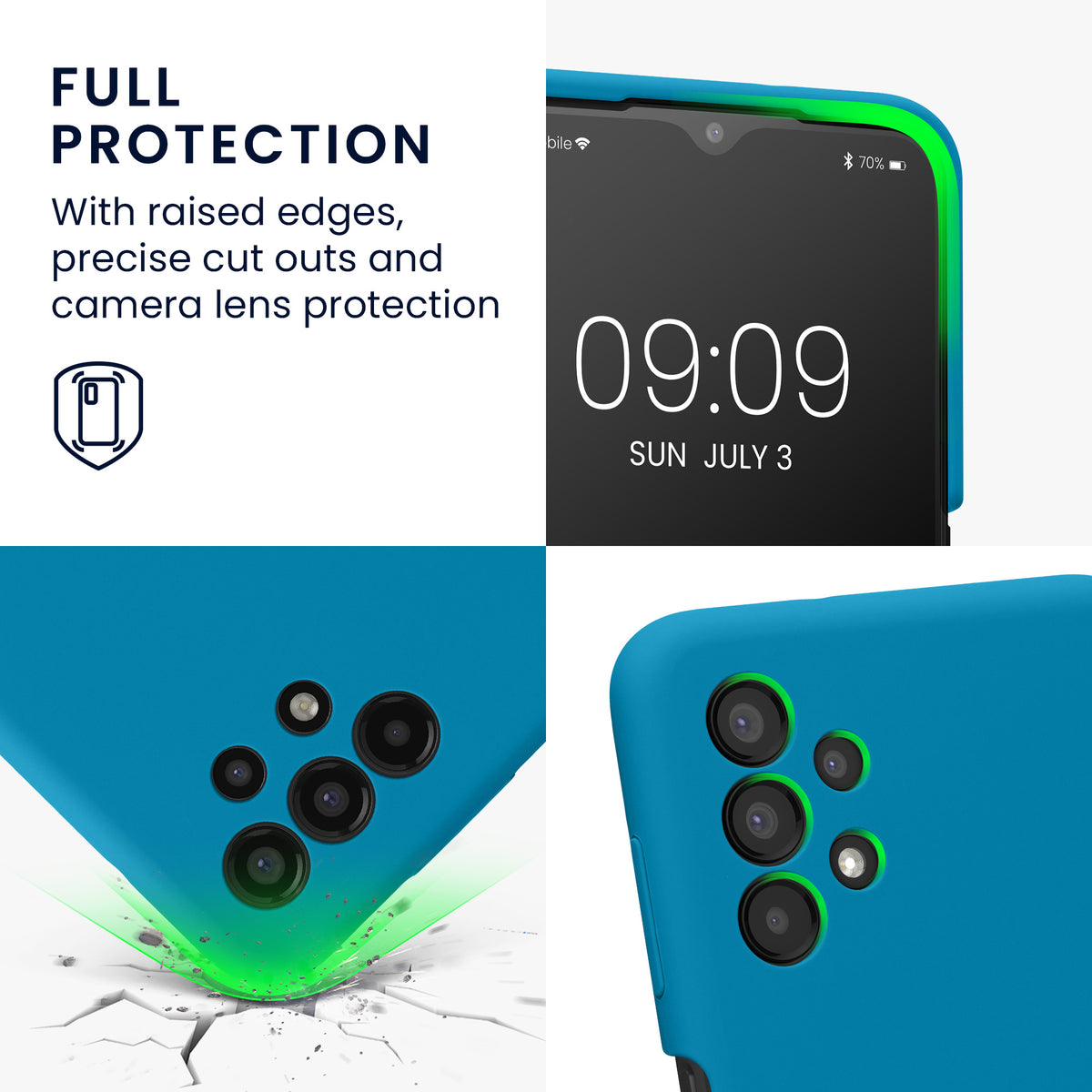 Samsung Galaxy A13 4G gummierte Handyhülle