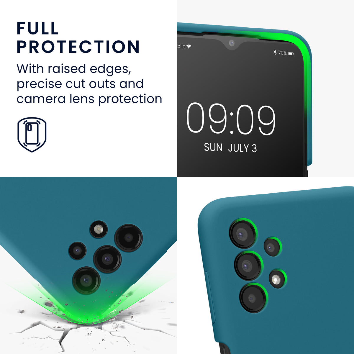Samsung Galaxy A13 4G gummierte Handyhülle