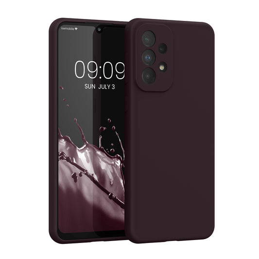 kwmobile Handyhülle für Samsung Galaxy A33 5G - Case Silikon - Kabelloses Laden - Schutzhülle Cover