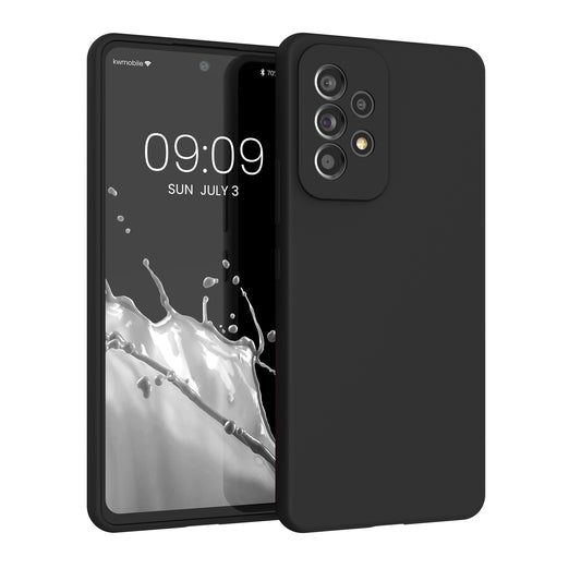 kwmobile Handyhülle für Samsung Galaxy A53 5G Hülle - Case Silikon - Kabelloses Laden - Schutzhülle Cover