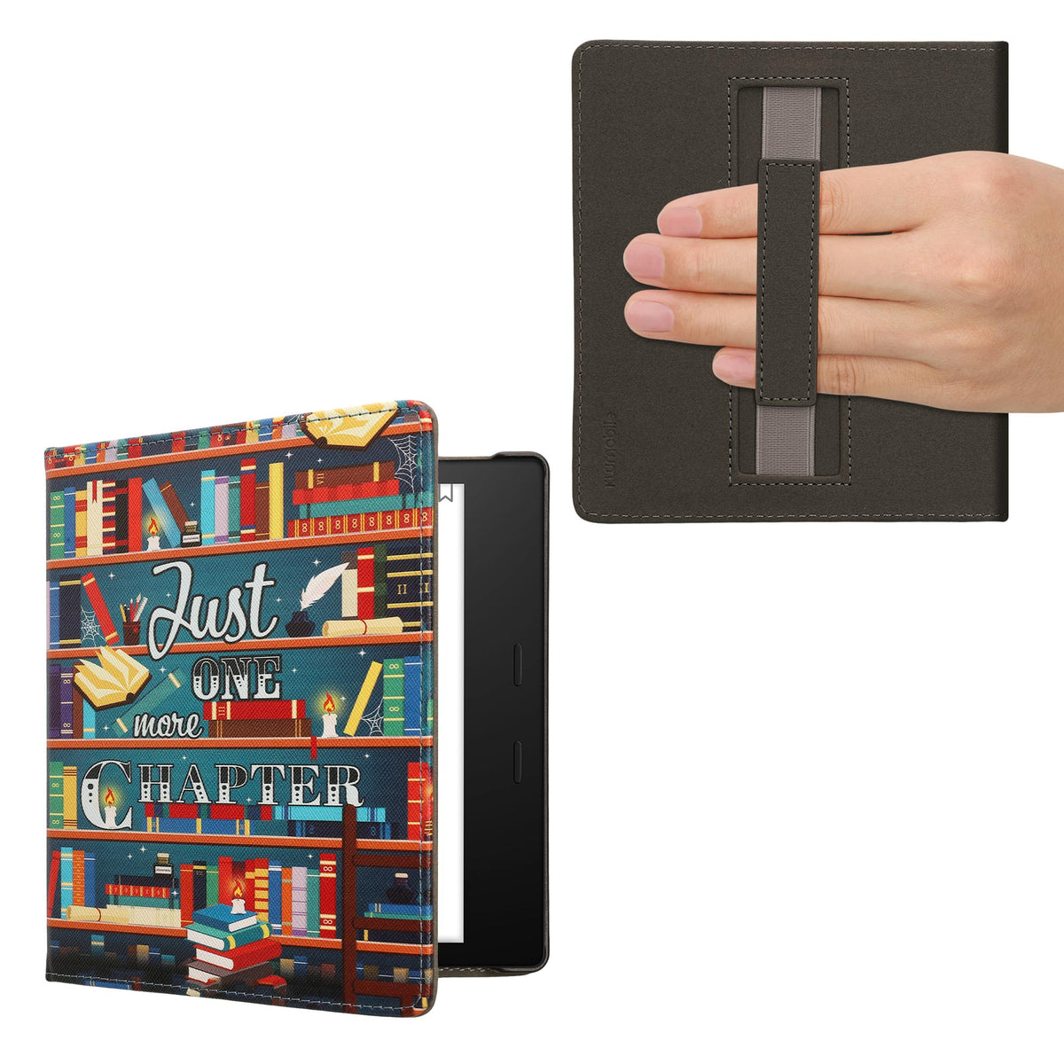 Amazon Kindle Oasis 10. Generation eReader Flip Case mit Auto-Sleep und Handschlaufe