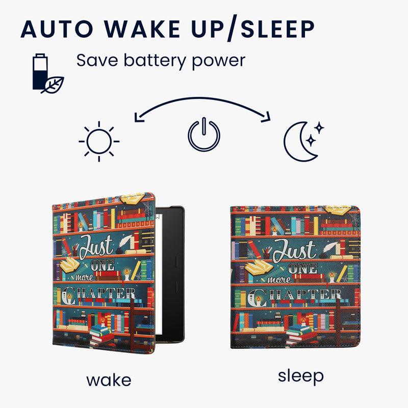 Amazon Kindle Oasis 10. Generation eReader Flip Case mit Auto-Sleep und Handschlaufe