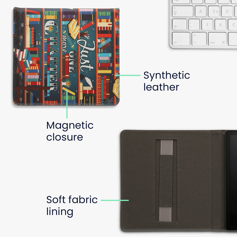Amazon Kindle Oasis 10. Generation eReader Flip Case mit Auto-Sleep und Handschlaufe