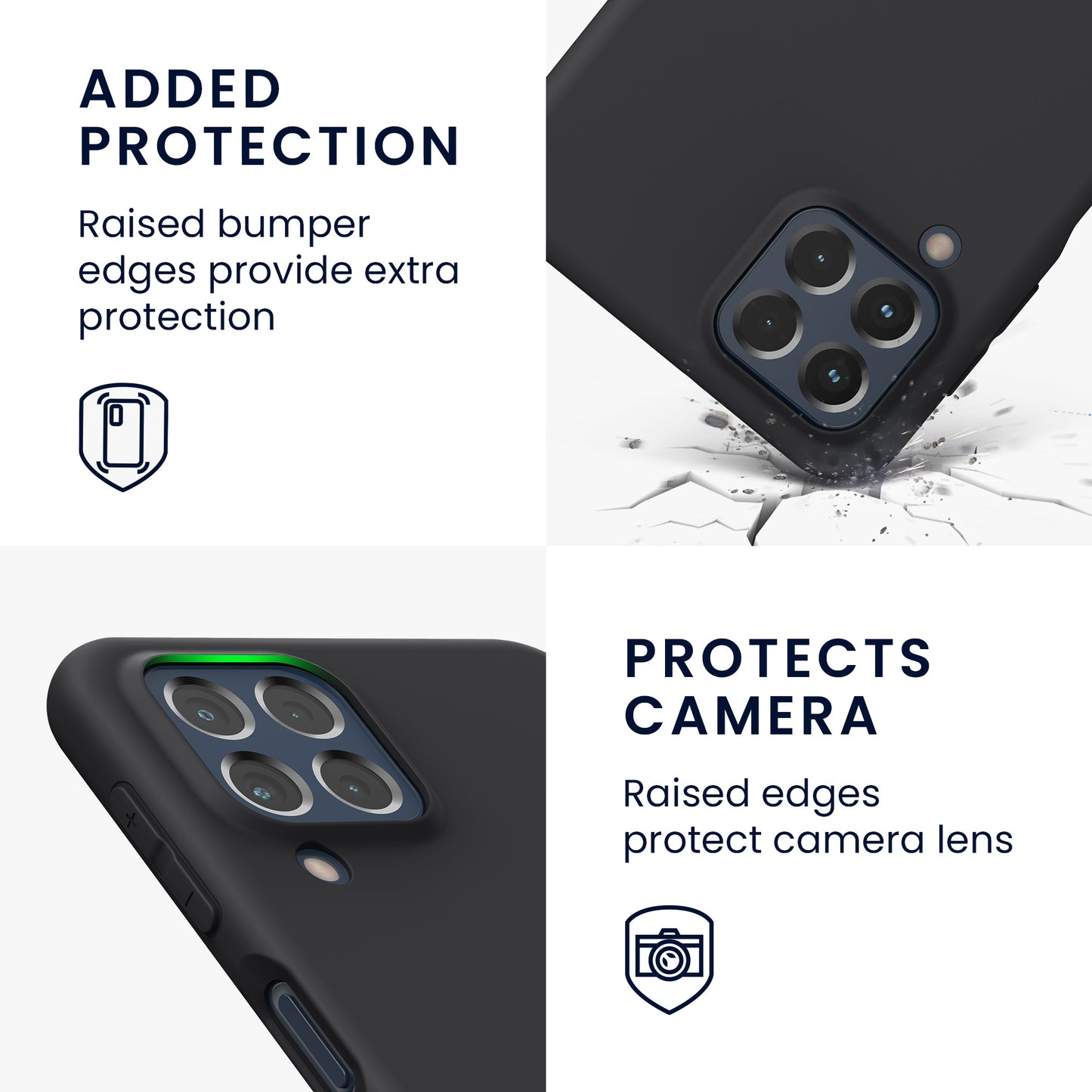 TPU Hülle für Samsung Galaxy M53 5G in Schwarz