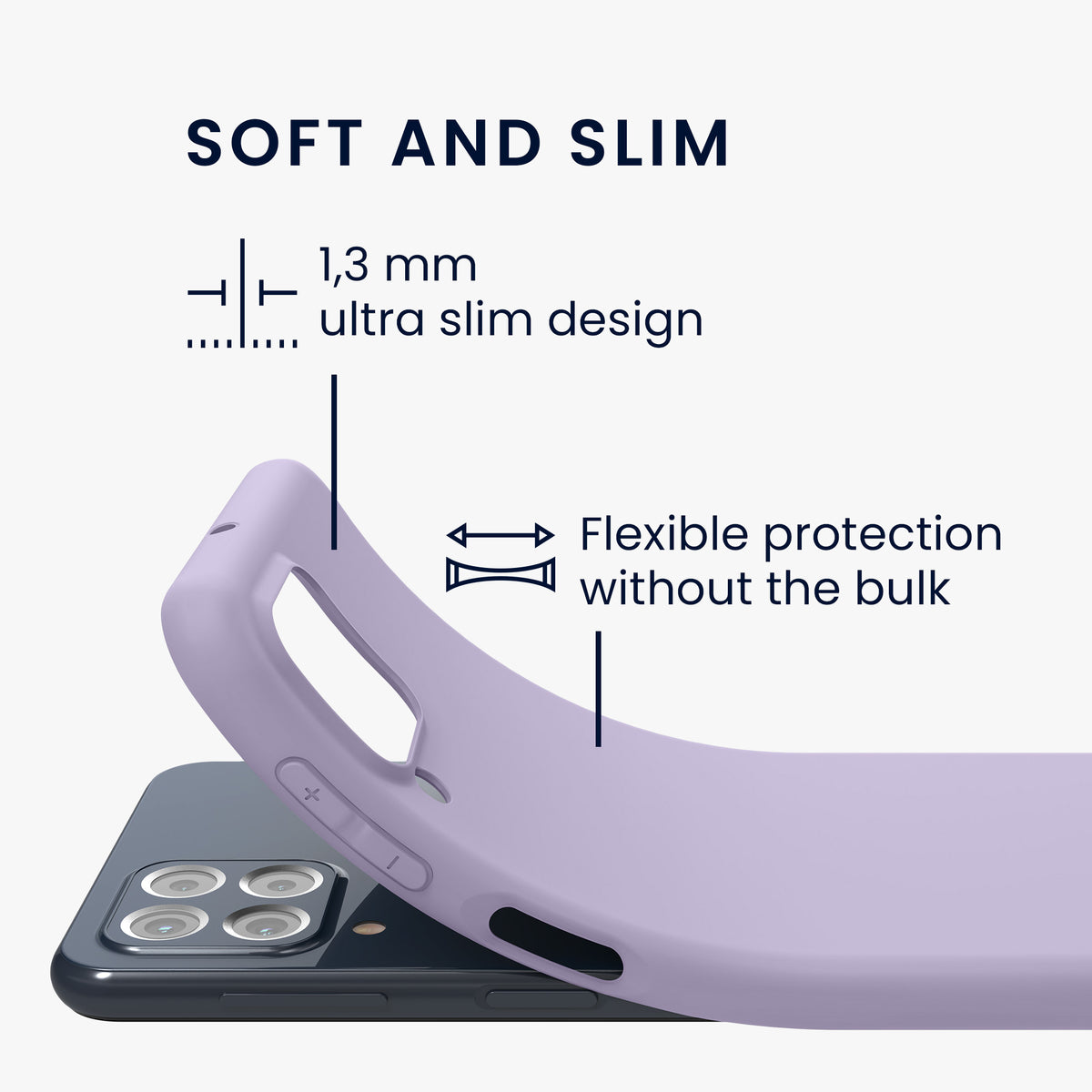 TPU Hülle für Samsung Galaxy M53 5G in Schwarz
