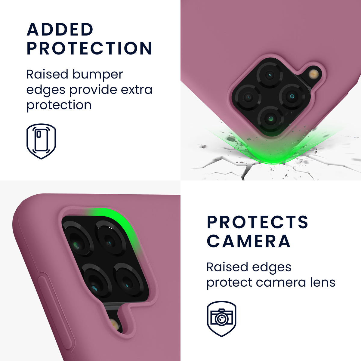 Samsung Galaxy M53 5G gummierte Handyhülle
