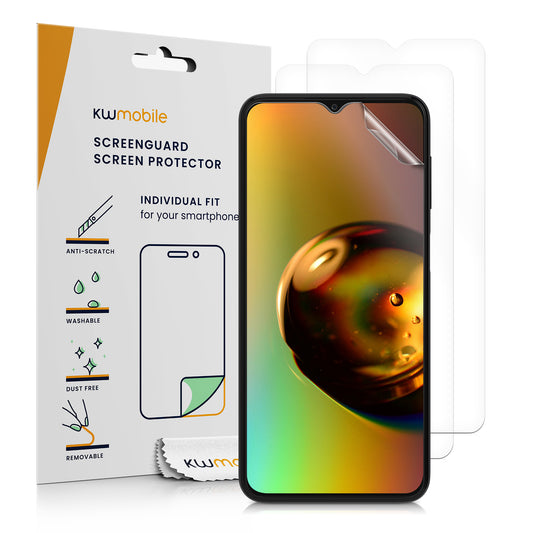 kwmobile 3x Displayschutzfolie kompatibel mit Samsung Galaxy A23 4G / 5G Folie - klare Schutzfolien Set in transparent Transparent  
