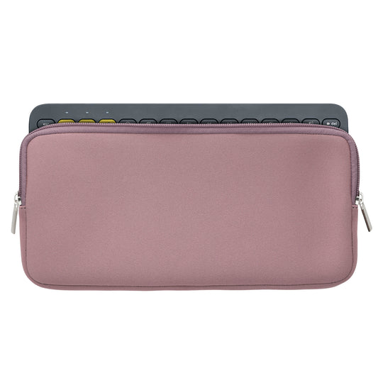 kwmobile Tastatur-Hülle kompatibel mit Logitech K380 - Neopren Schutzhülle Case Tasche für Tastatur - Neoprentasche für Keyboard - Dark Rose Dark Rose  
