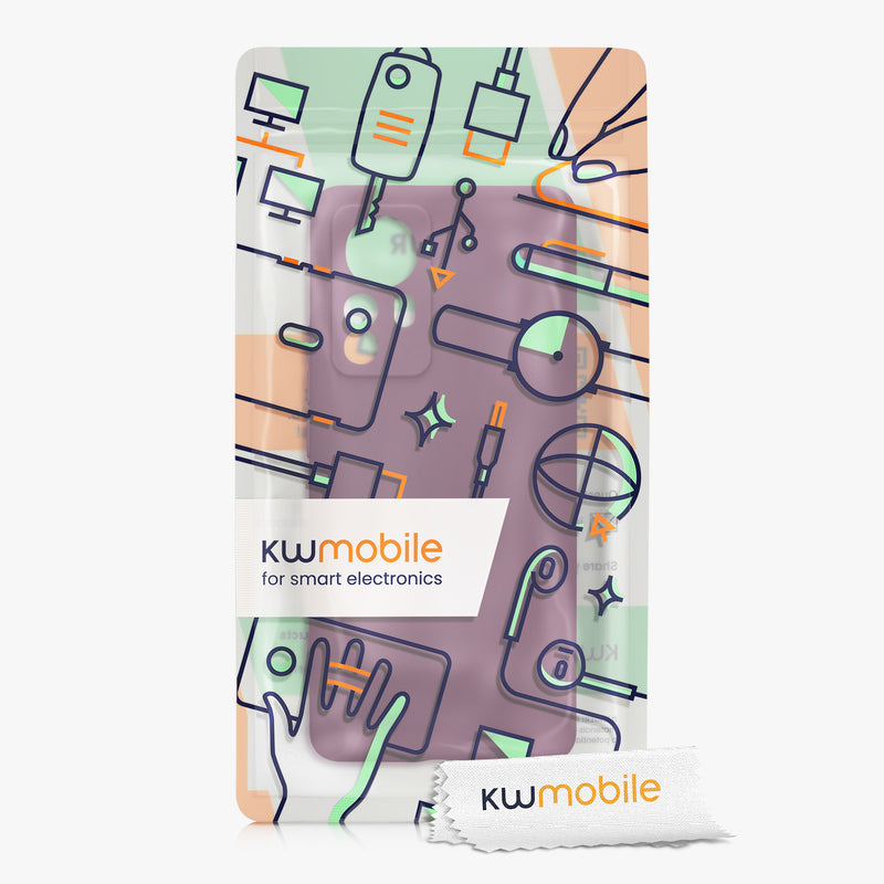 kwmobile Handyhülle für Xiaomi 12 Pro Hülle - weiches Handy Silikon Case - Schutzhülle Cover