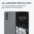 Samsung Galaxy S20 FE Silikon Handyhülle Metallic Grau