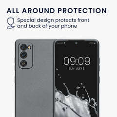 Samsung Galaxy S20 FE Silikon Handyhülle Metallic Grau