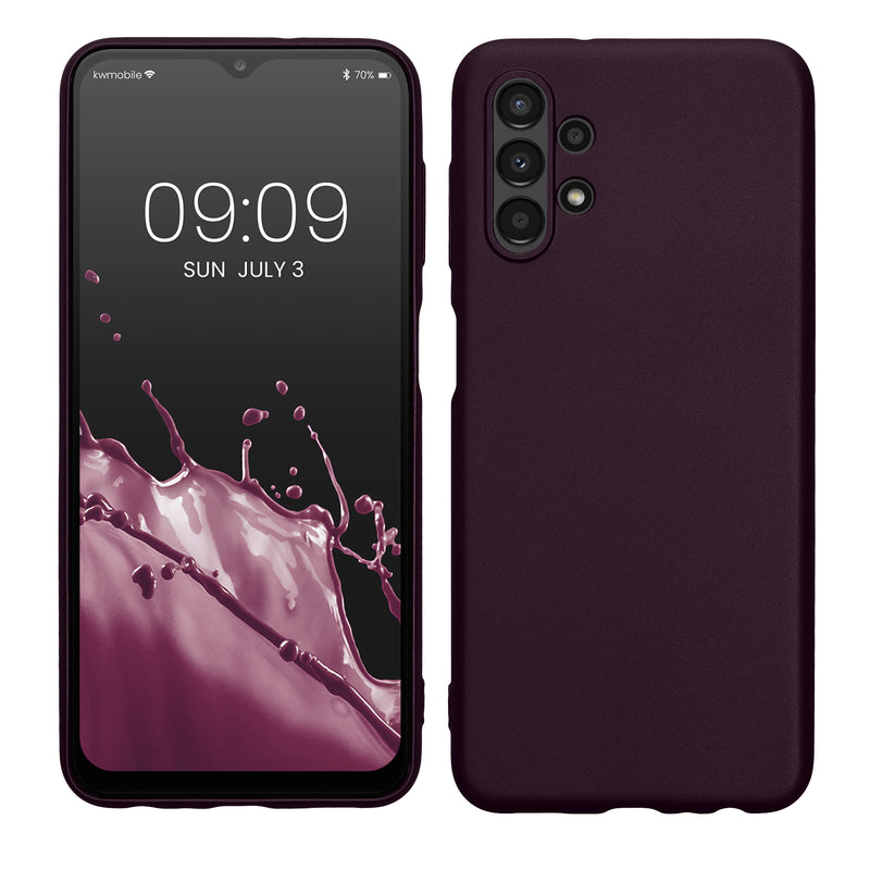 Samsung Galaxy A13 4G Silikon Handyhülle Metallic