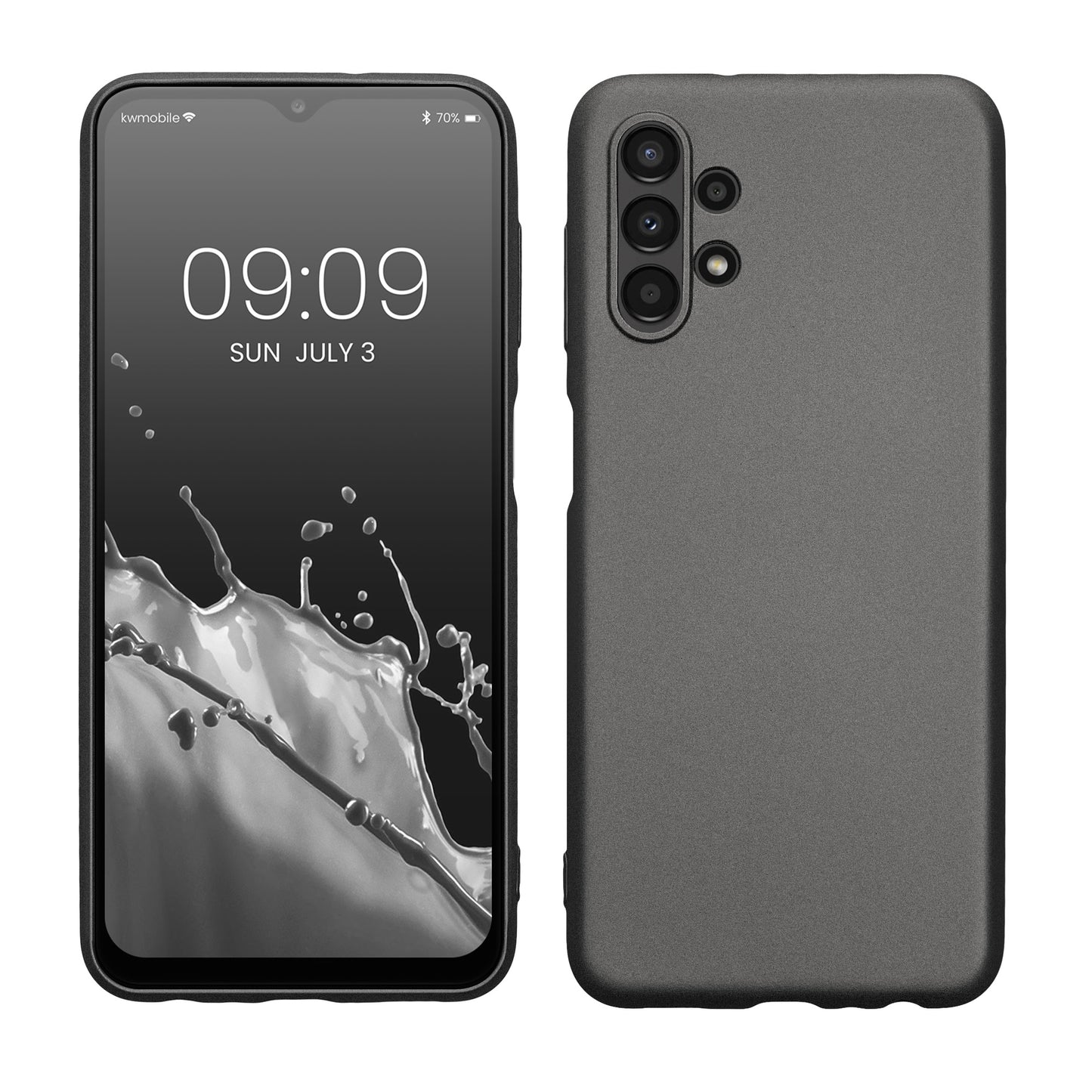 Samsung Galaxy A13 4G Silikon Handyhülle Metallic