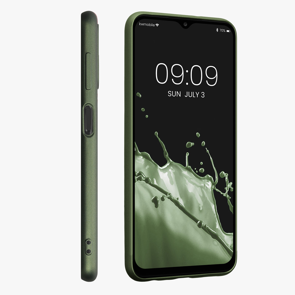 Samsung Galaxy A13 4G Silikon Handyhülle Metallic