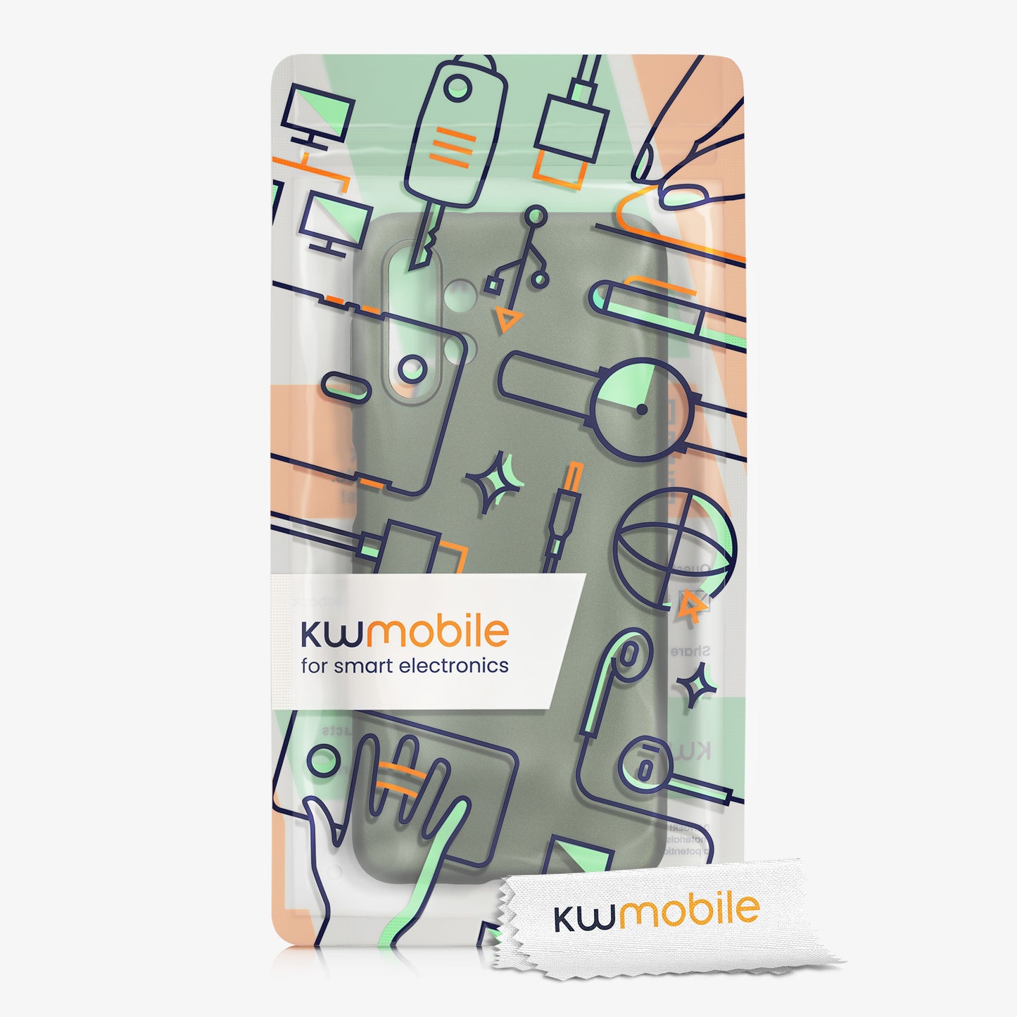 Samsung Galaxy A13 4G Silikon Handyhülle Metallic