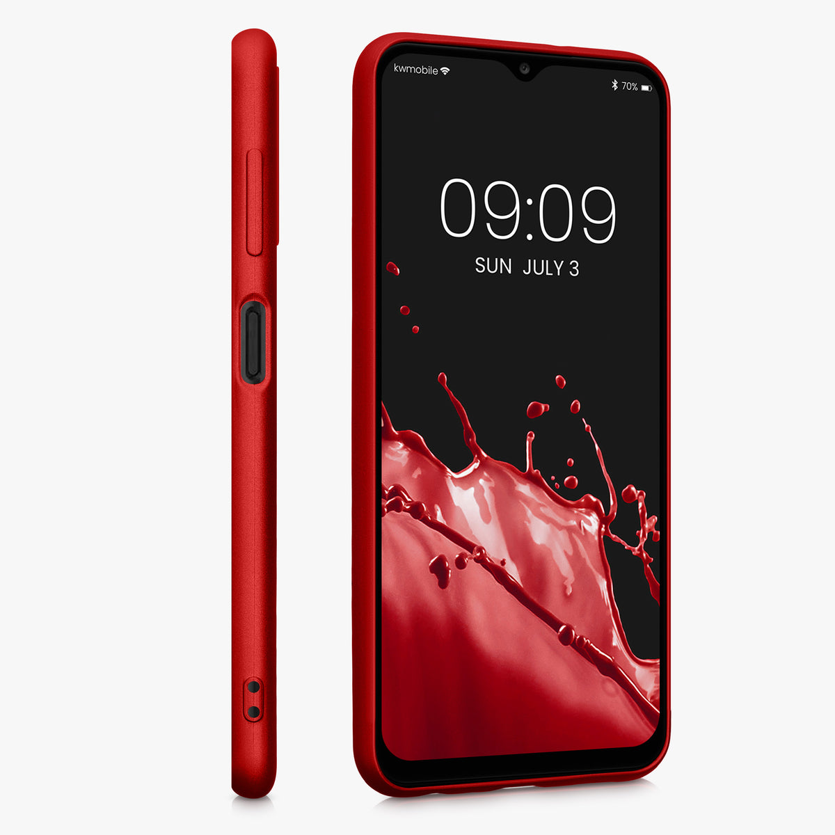Samsung Galaxy A13 4G Silikon Handyhülle Metallic