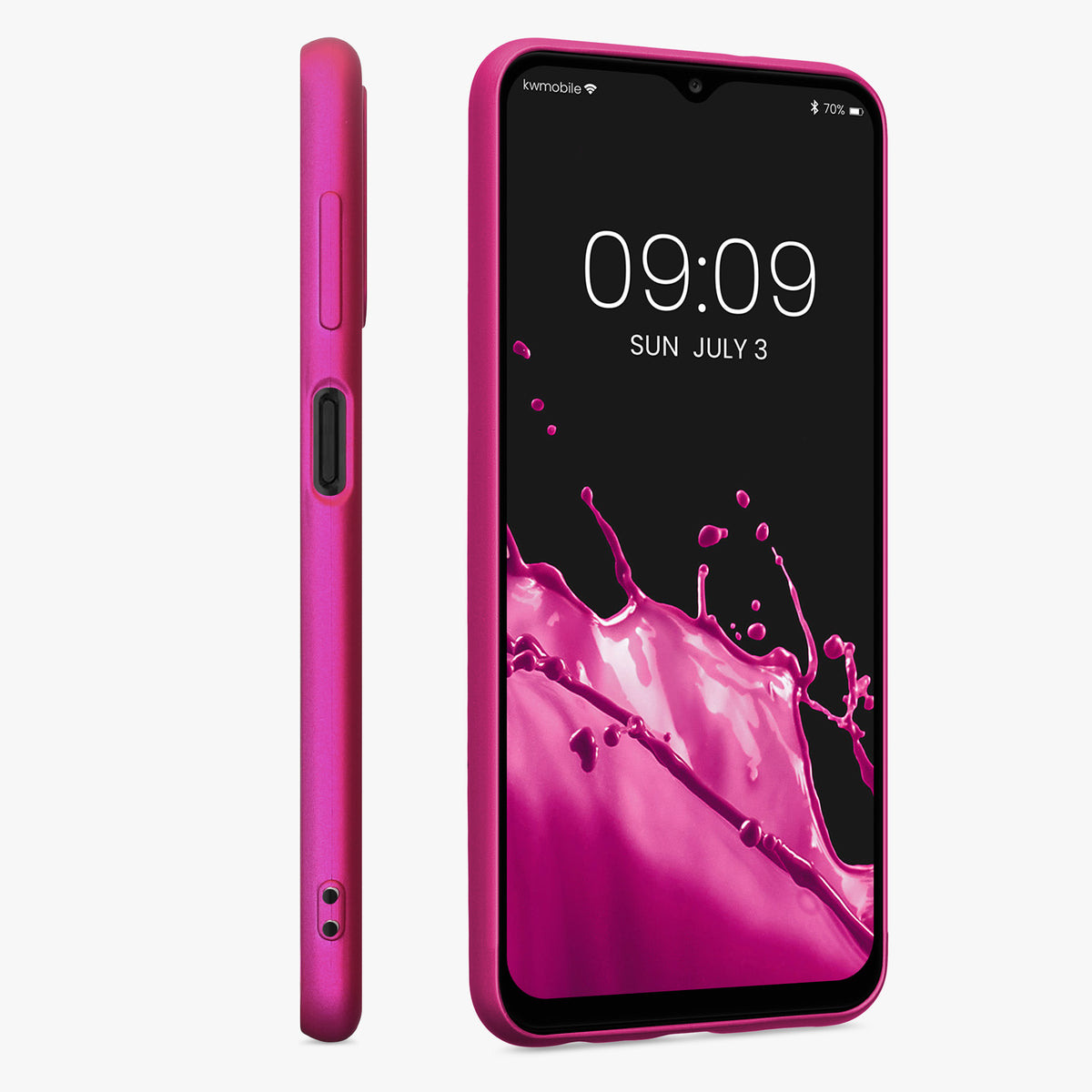 Samsung Galaxy A13 4G Silikon Handyhülle Metallic