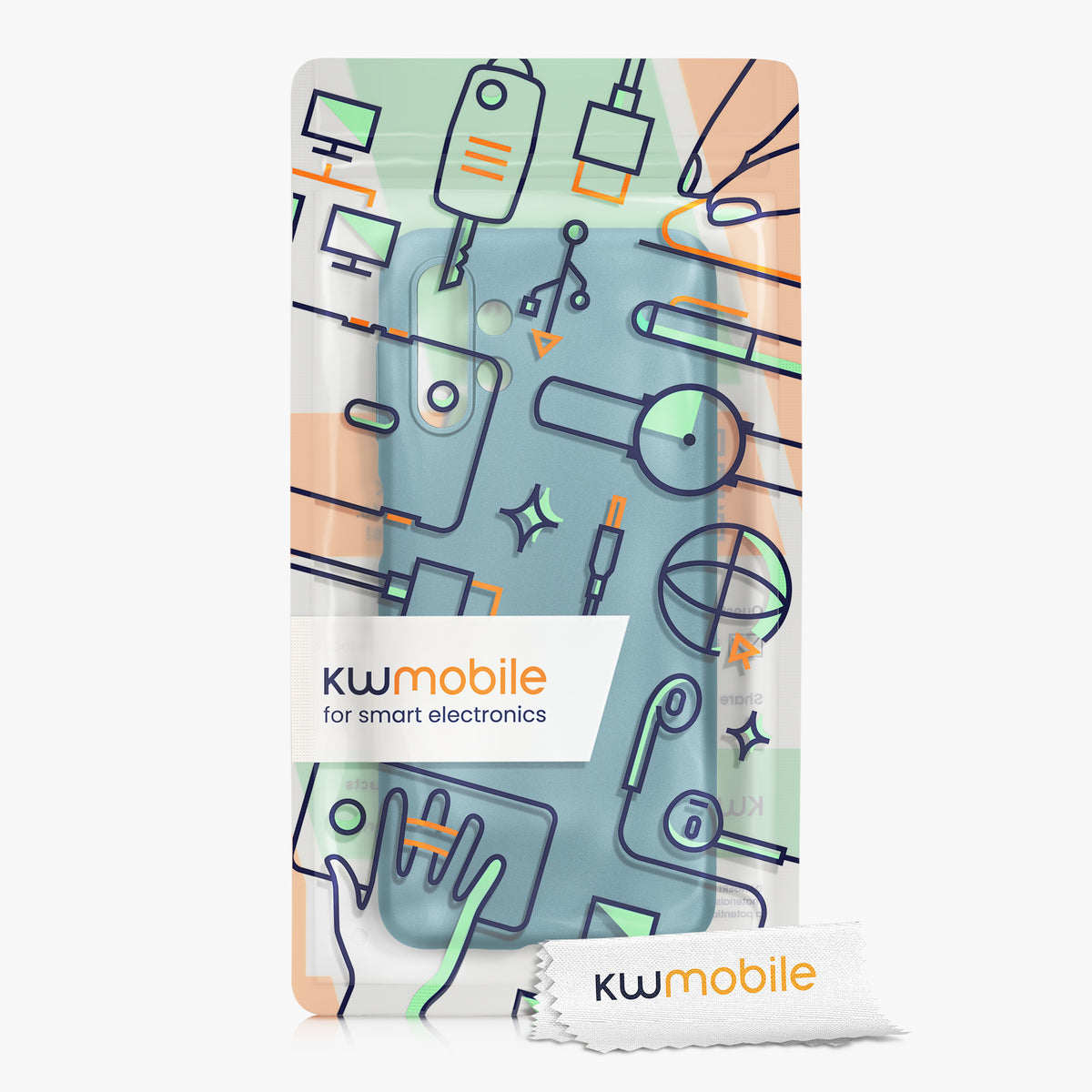 Samsung Galaxy A13 4G Silikon Handyhülle Metallic