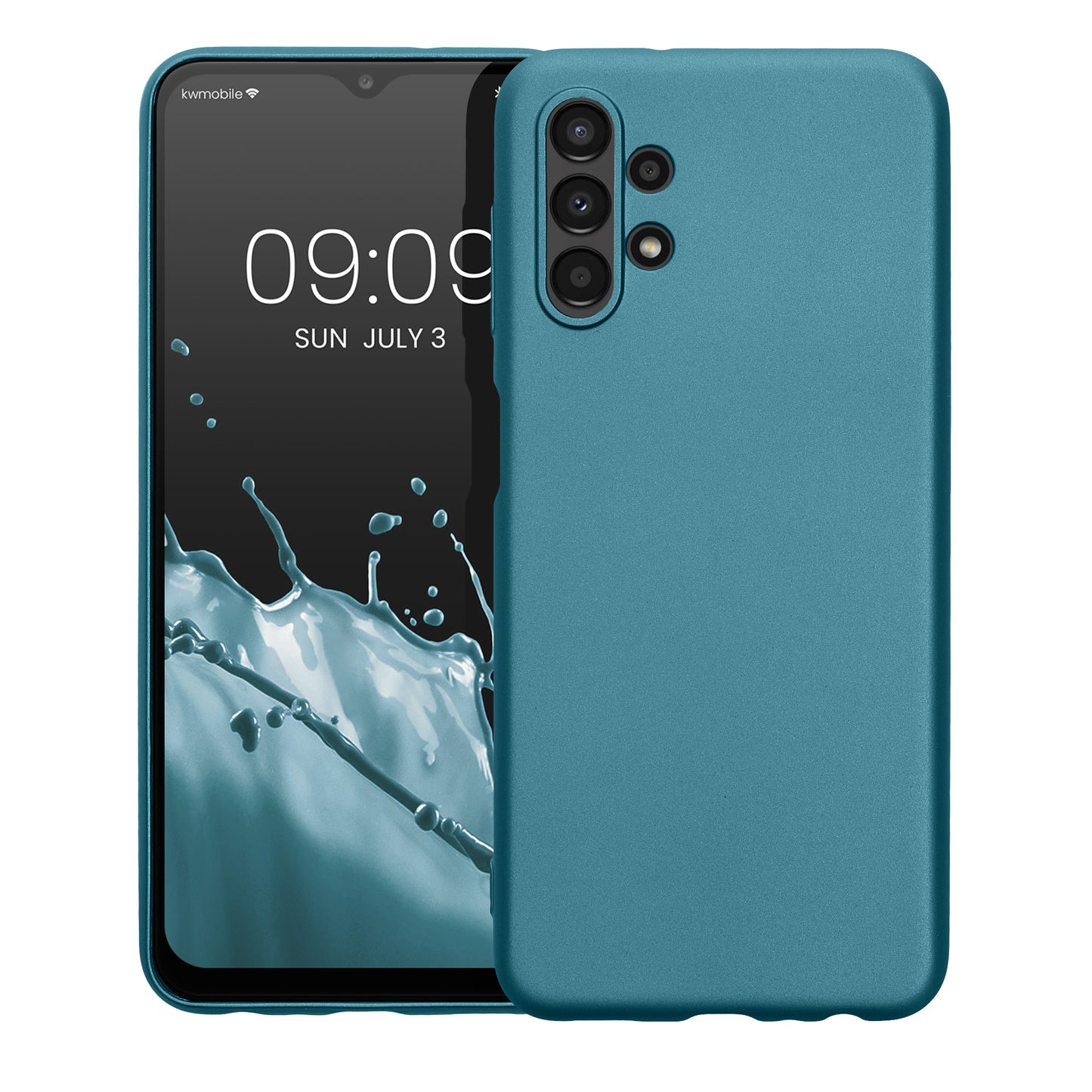 Samsung Galaxy A13 4G Silikon Handyhülle Metallic